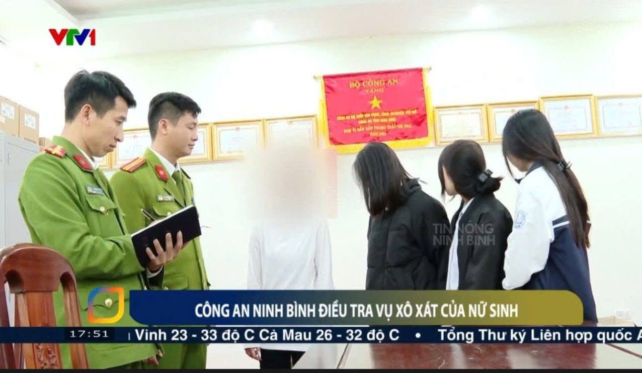 BLHD tại Ninh Bình: Nữ sinh xô xát